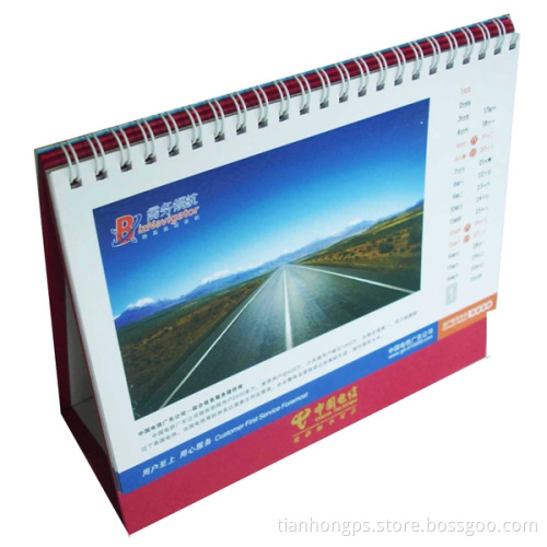 Art Paper, Spiral Binding Beautiful Calendar Printing